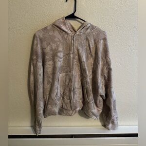 Hollister camo zip up hoodie